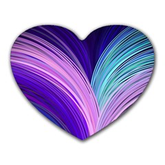 Color Purple Blue Pink Heart Mousepads by Mariart