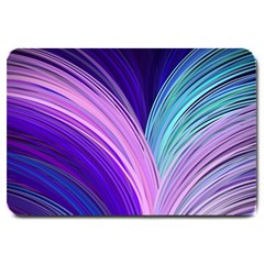 Color Purple Blue Pink Large Doormat  by Mariart