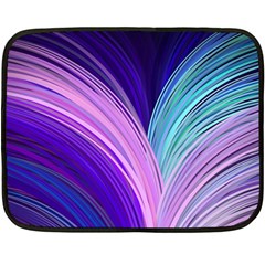 Color Purple Blue Pink Fleece Blanket (mini) by Mariart