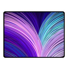 Color Purple Blue Pink Fleece Blanket (small)