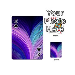 Color Purple Blue Pink Playing Cards 54 (mini)  by Mariart