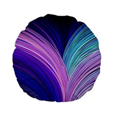 Color Purple Blue Pink Standard 15  Premium Round Cushions by Mariart