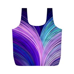 Color Purple Blue Pink Full Print Recycle Bags (m)  by Mariart