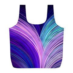 Color Purple Blue Pink Full Print Recycle Bags (l)  by Mariart