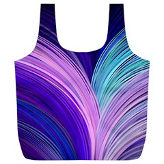 Color Purple Blue Pink Full Print Recycle Bags (l)  by Mariart