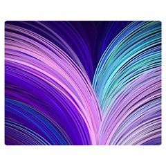 Color Purple Blue Pink Double Sided Flano Blanket (medium)  by Mariart