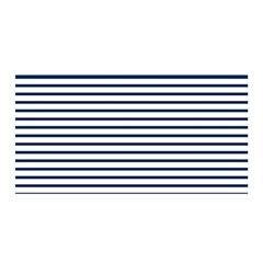 Horizontal Stripes Blue White Line Satin Wrap by Mariart