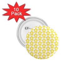 Yellow Orange Star Space Light 1 75  Buttons (10 Pack) by Mariart