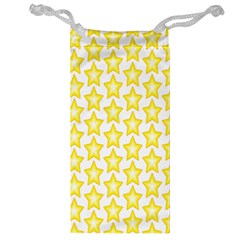 Yellow Orange Star Space Light Jewelry Bag by Mariart