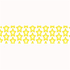 Yellow Orange Star Space Light Large Bar Mats by Mariart