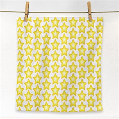 Yellow Orange Star Space Light Face Towel by Mariart