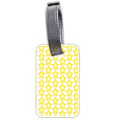 Yellow Orange Star Space Light Luggage Tags (two Sides) by Mariart