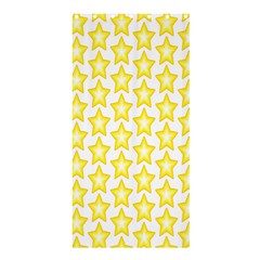 Yellow Orange Star Space Light Shower Curtain 36  X 72  (stall)  by Mariart