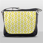 Yellow Orange Star Space Light Messenger Bags Front