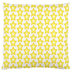 Yellow Orange Star Space Light Large Cushion Case (two Sides) by Mariart