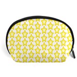 Yellow Orange Star Space Light Accessory Pouches (Large)  Front