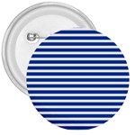 Horizontal Stripes Dark Blue 3  Buttons Front