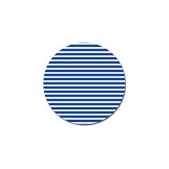 Horizontal Stripes Dark Blue Golf Ball Marker (4 Pack) by Mariart