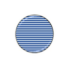 Horizontal Stripes Dark Blue Hat Clip Ball Marker (4 pack)