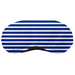 Horizontal Stripes Dark Blue Sleeping Masks