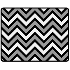 Zig Zags Pattern Fleece Blanket (medium)  by Valentinaart