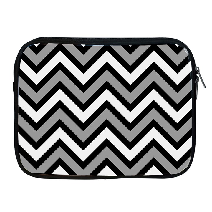 Zig zags pattern Apple iPad 2/3/4 Zipper Cases