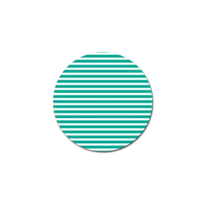 Horizontal Stripes Green Teal Golf Ball Marker (4 pack)