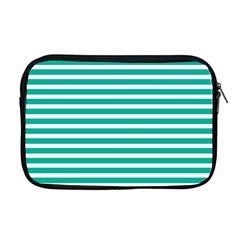 Horizontal Stripes Green Teal Apple Macbook Pro 17  Zipper Case by Mariart