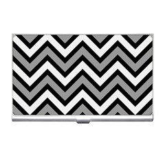 Zig Zags Pattern Business Card Holders by Valentinaart