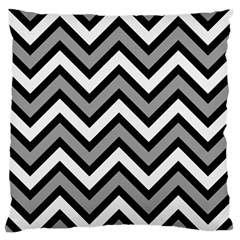 Zig Zags Pattern Large Flano Cushion Case (two Sides)