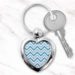 Zig Zags Pattern Key Chains (heart)  by Valentinaart