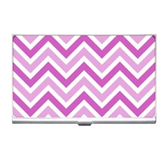 Zig Zags Pattern Business Card Holders by Valentinaart