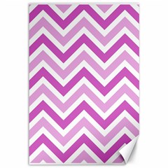 Zig Zags Pattern Canvas 12  X 18   by Valentinaart