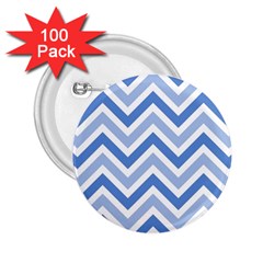 Zig Zags Pattern 2 25  Buttons (100 Pack) 