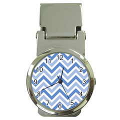 Zig Zags Pattern Money Clip Watches by Valentinaart