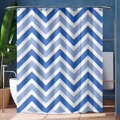 Zig Zags Pattern Shower Curtain 60  X 72  (medium) 