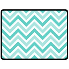 Zig Zags Pattern Fleece Blanket (large) 