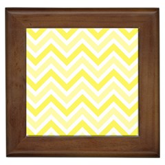 Zig Zags Pattern Framed Tiles by Valentinaart