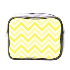 Zig Zags Pattern Mini Toiletries Bags by Valentinaart