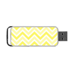 Zig Zags Pattern Portable Usb Flash (two Sides)