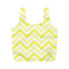 Zig Zags Pattern Full Print Recycle Bags (m)  by Valentinaart