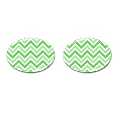 Zig Zags Pattern Cufflinks (oval) by Valentinaart