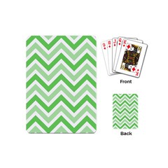 Zig Zags Pattern Playing Cards (mini)  by Valentinaart