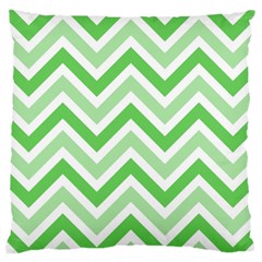 Zig Zags Pattern Large Cushion Case (one Side) by Valentinaart