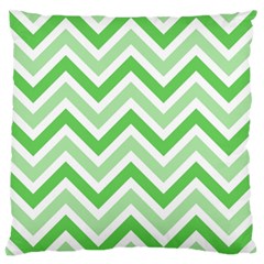 Zig Zags Pattern Large Flano Cushion Case (one Side) by Valentinaart