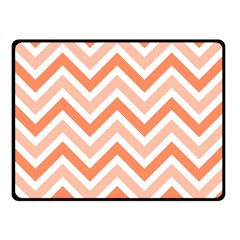 Zig Zags Pattern Double Sided Fleece Blanket (small) 