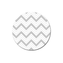 Zig zags pattern Magnet 3  (Round)