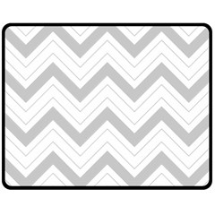 Zig zags pattern Fleece Blanket (Medium) 