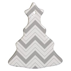 Zig zags pattern Christmas Tree Ornament (Two Sides)