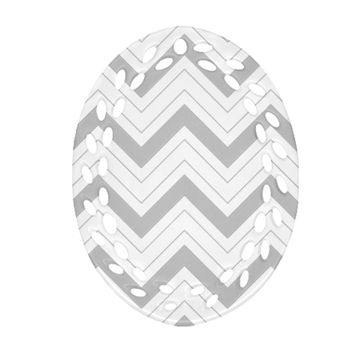 Zig zags pattern Ornament (Oval Filigree)